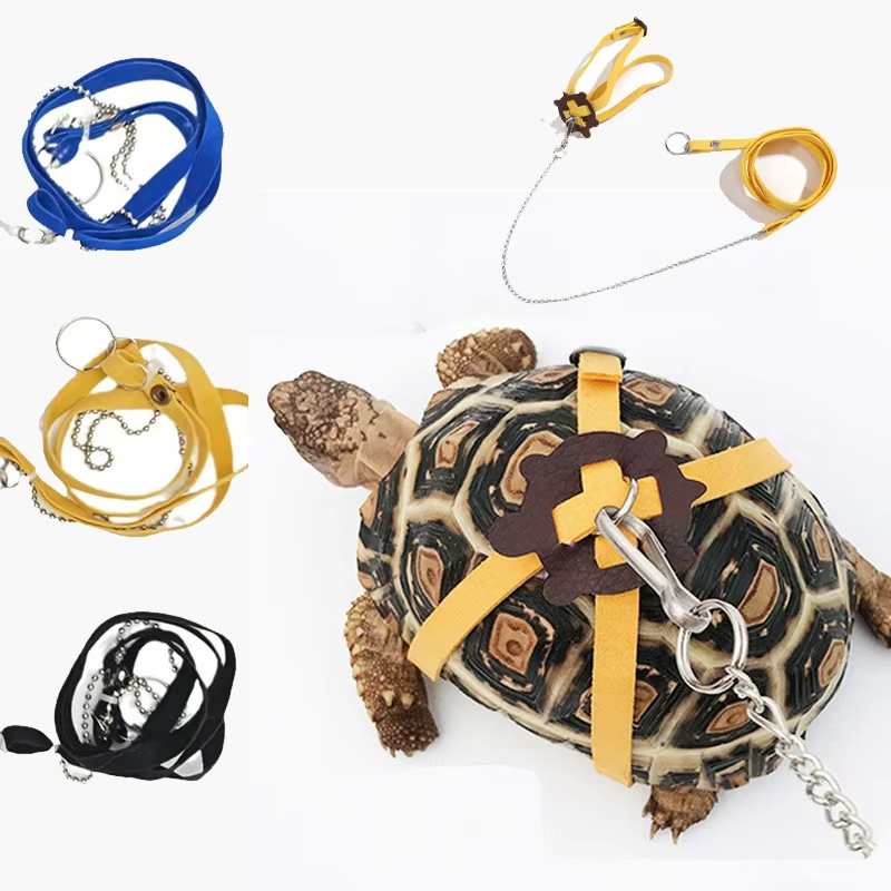 Water Dish Reptile - Schildkröten-Zugriemen, Kontrollseil, Trainingsgurt, Outdoor-Laufleine, Reptilienleine, Haustierzubehör