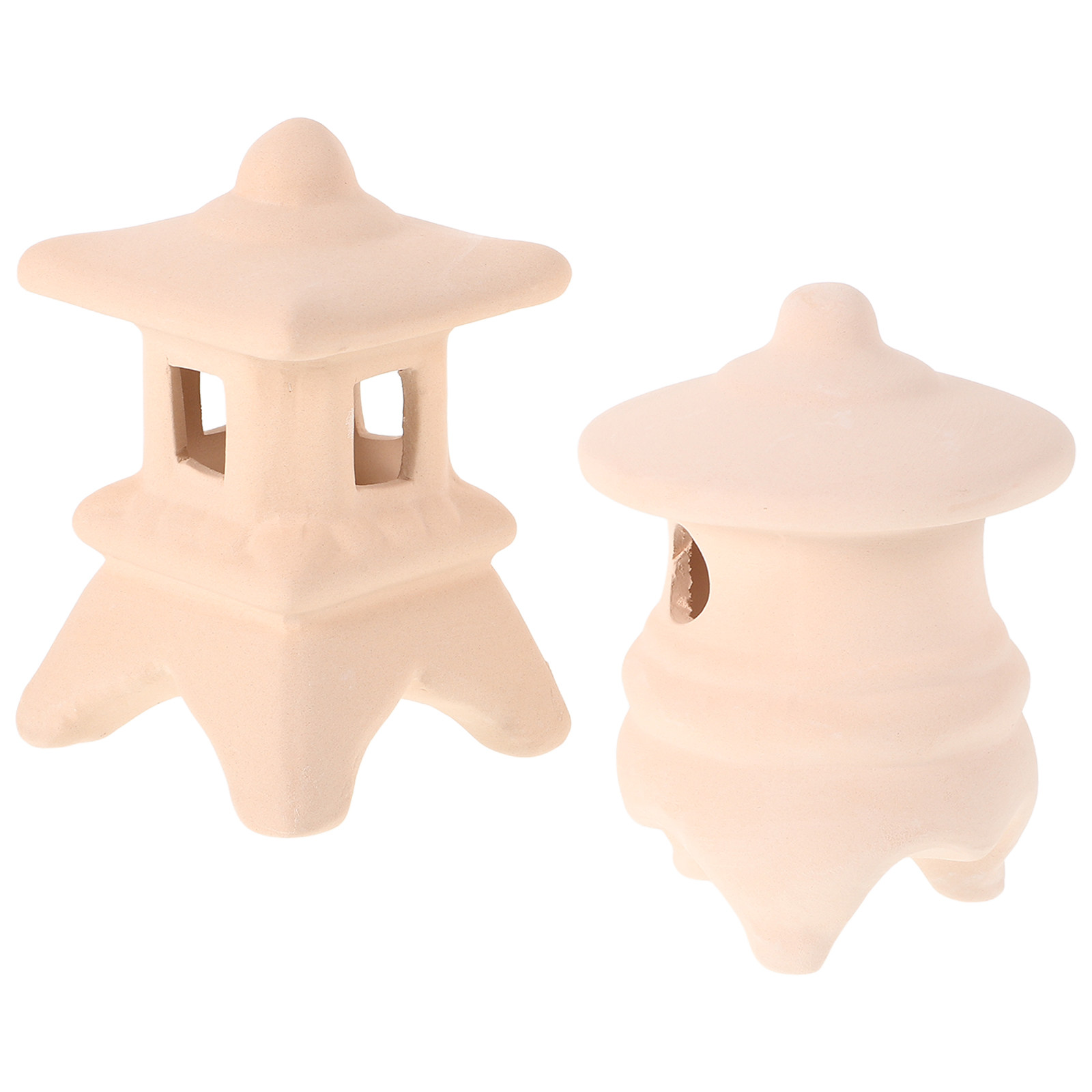 Hide Cave Ceramic - 2 Stück Keramik-Aquariumdekoration Fischhöhle Versteck für