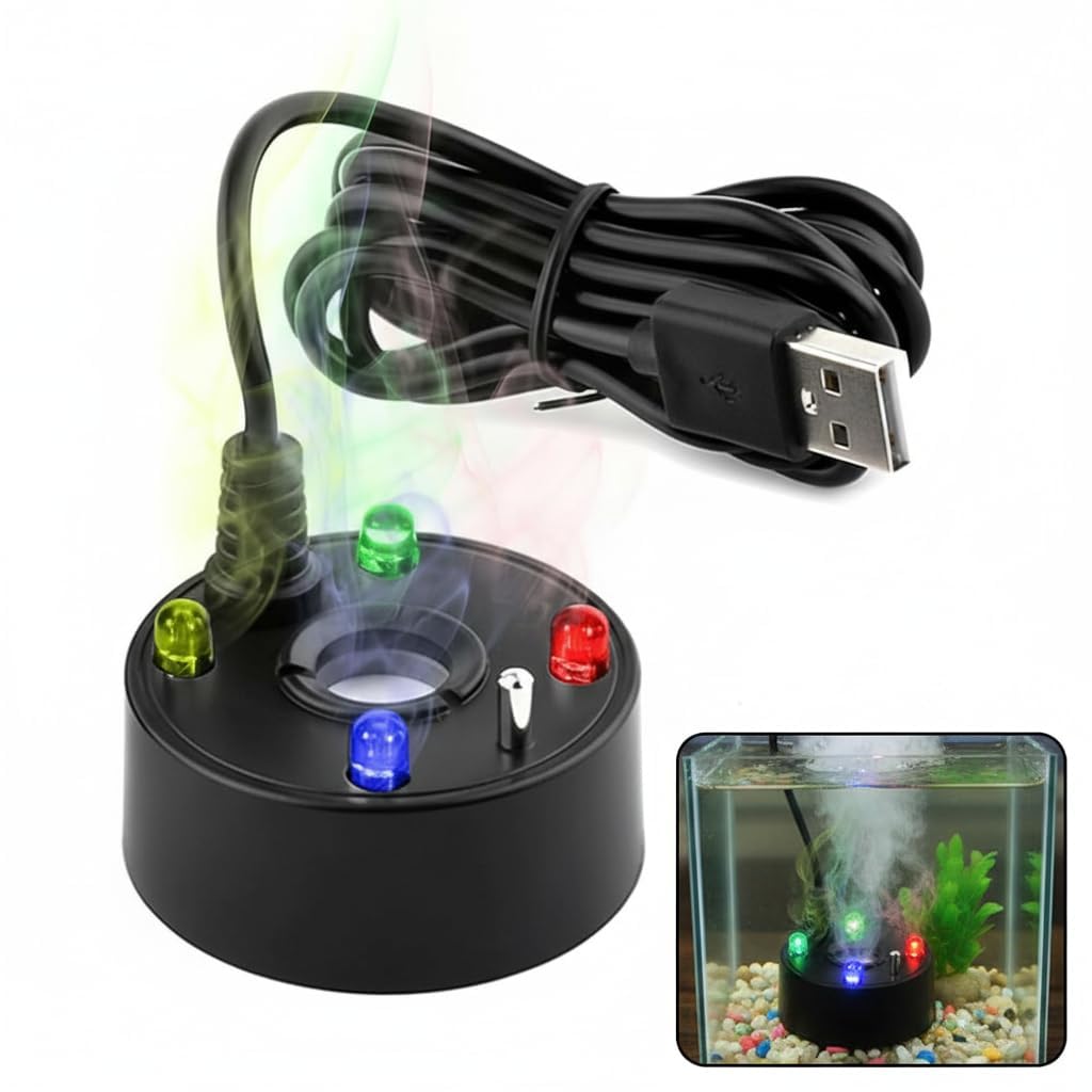 Terrarium Fogger Ultrasonic - Neu 2026 5V USB Aquarium Luftpumpe
