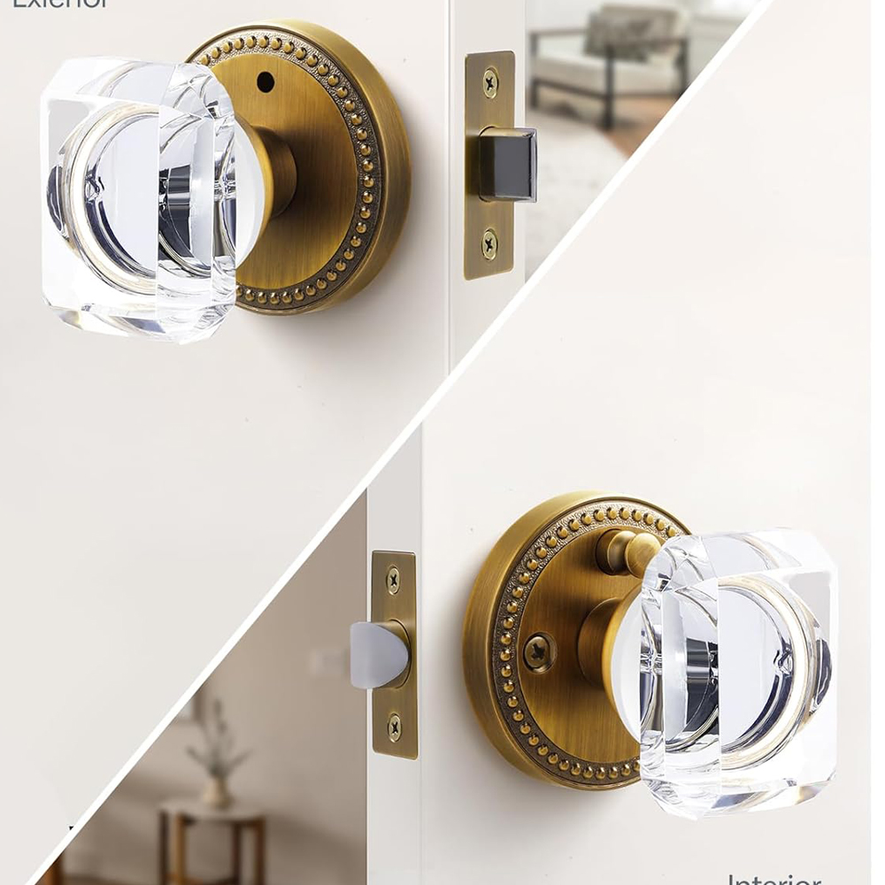 Gebürsteter Kristall-Türgriff, – Glass Door Hinge Bewertung und Preis