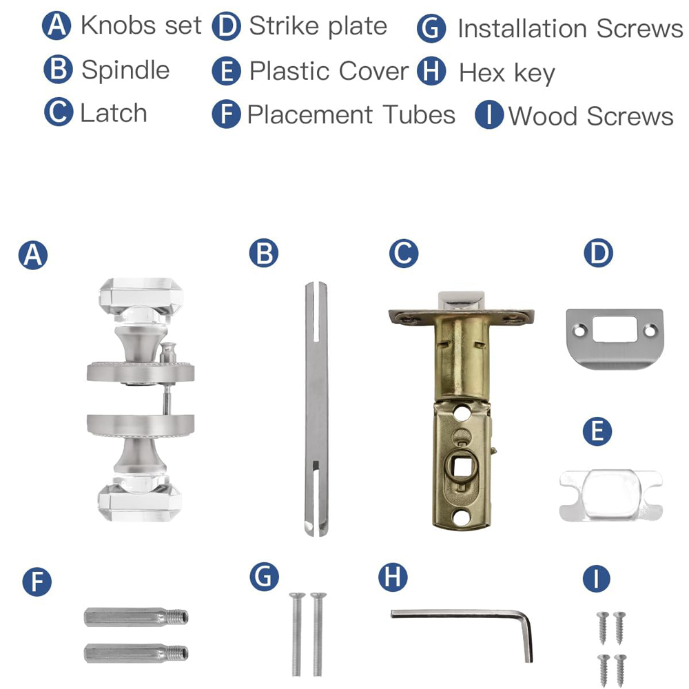 Gebürsteter Kristall-Türgriff, – Glass Door Hinge Bewertung und Preis